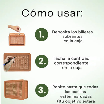 Caja de Ahorro - usando la estrategia de Kakeibo